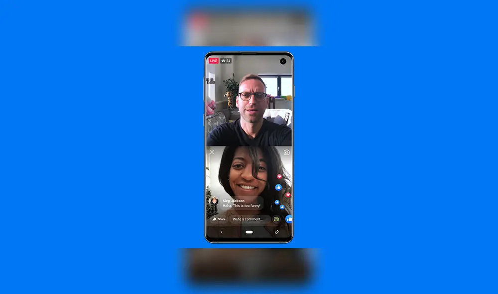 Facebook está trayendo de vuelta su función Live With para invitar a otras personas a unirse a los videos en vivo.