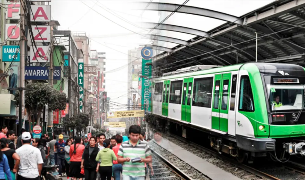 La promoción que vincula a Gamarra con la Línea 1 inició en noviembre. Aquí los detalles. Foto: composición de Jazmin Ceras / La República
