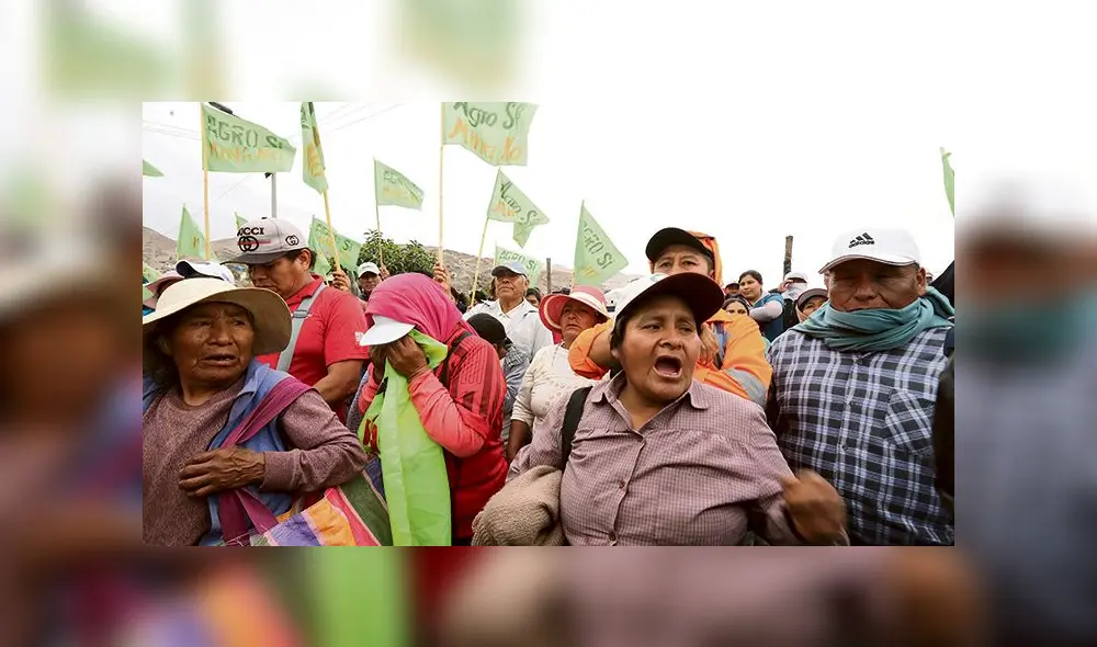 Rechazo. Población de Tambo protestó durante 2019.