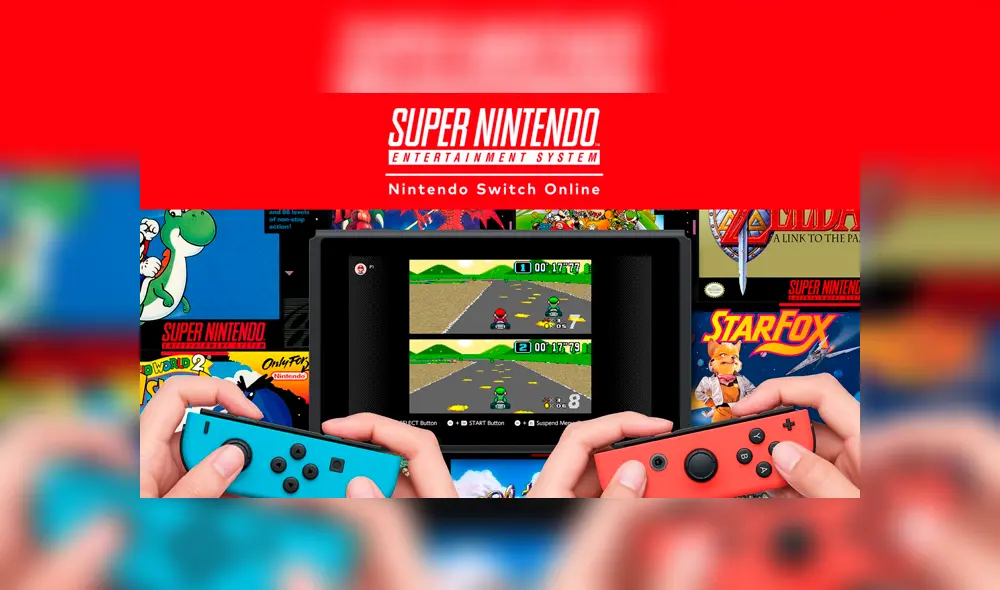 Juegos de SNES en Nintendo Switch Online