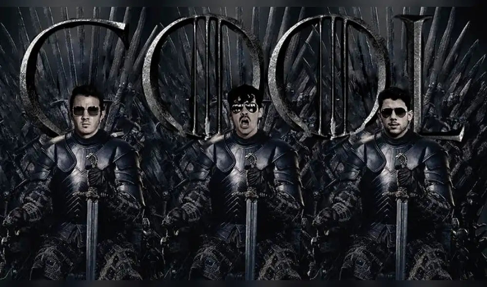 Jonas Brothers promocionan última temporada de 'Game of Thrones' con impactante imagen