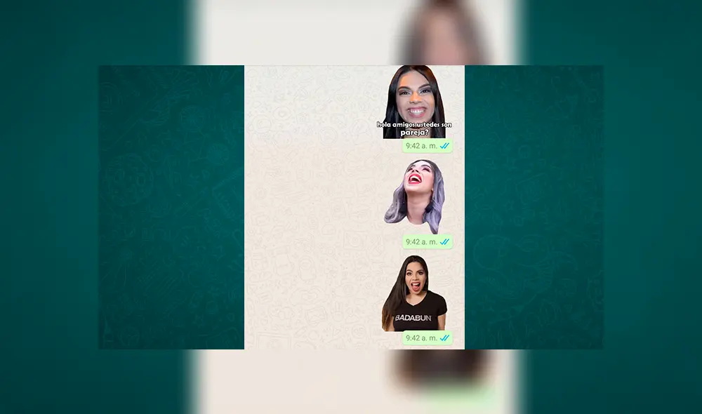 WhatsApp: de esta forma podrás descargar el 'pack' de stickers de la ‘Chica Badabun’ [FOTOS]