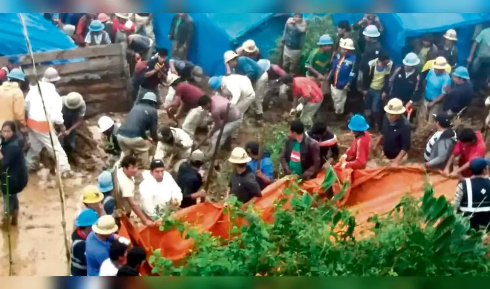 Puno: siete mineros informales mueren sepultados por alud 