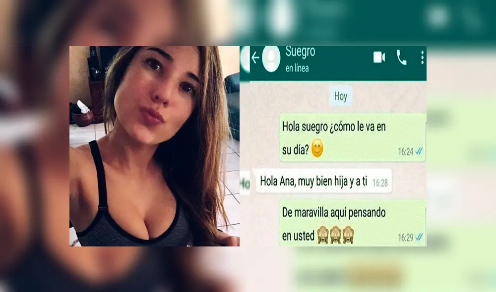 WhatsApp: Chica le envía foto íntima a su suegro y le da una polémica confesión [FOTOS] 