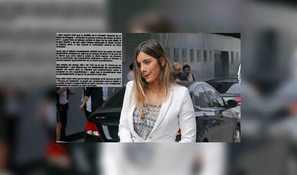 Extranjería pide a Korina Rivadeneira ponerse a derecho con Migraciones