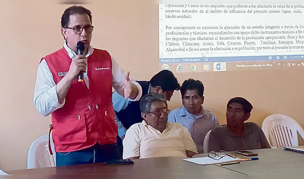 visita de trabajo. Ministro de Energía llegó a Moquegua. visita de trabajo. Ministro de Energía llegó a Moquegua.