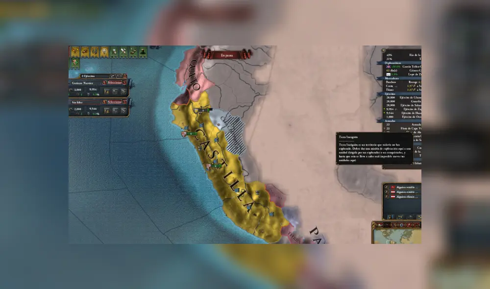 Muchos de estos, como los de Paradox Interactive, te permiten dirigir al Perú en un determinado momento de la historia.
