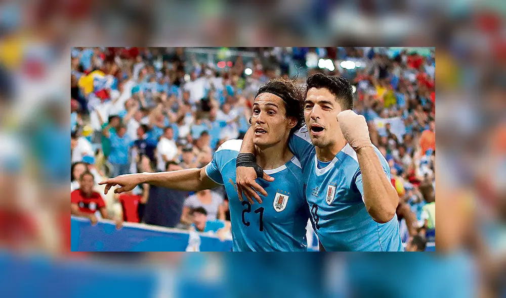 Cavani y Suárez serán rivales de Perú.