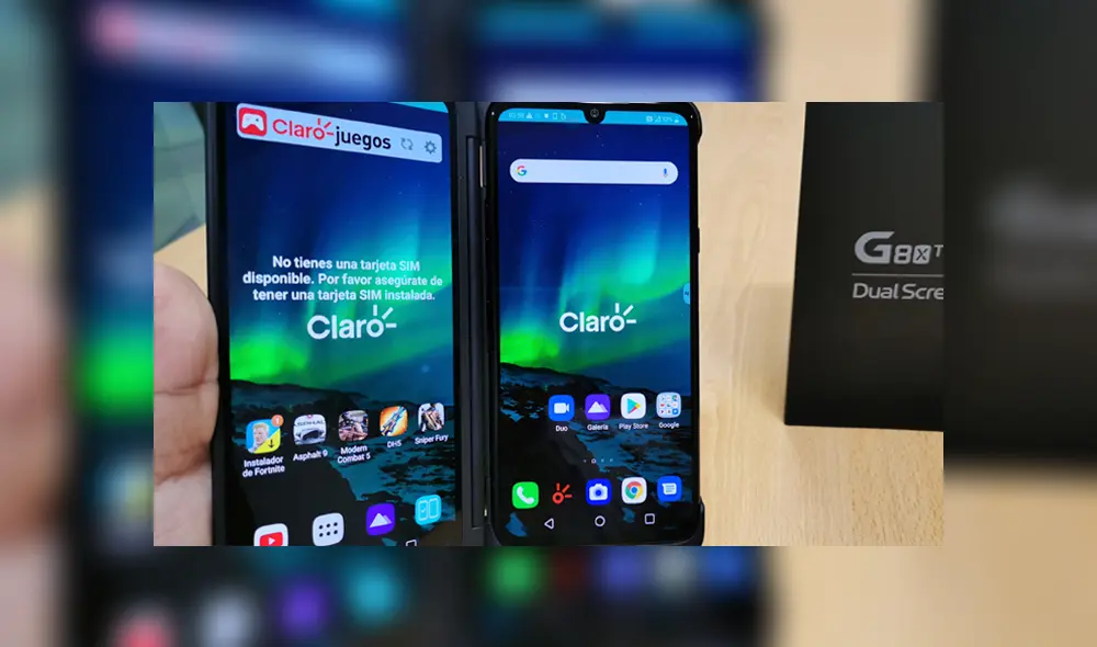 El smartphone está disponible con Claro. Foto: Juan José López Cuya. El smartphone está disponible con Claro. Foto: Juan José López Cuya.