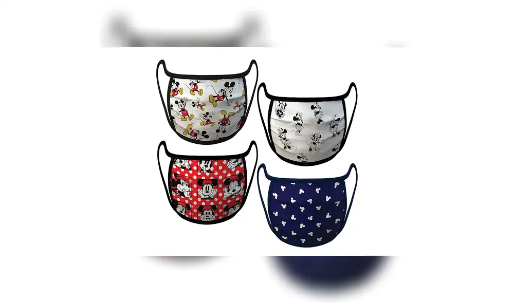 Mascarillas de Mickey y Minnie Mouse. Mascarillas de Mickey y Minnie Mouse.