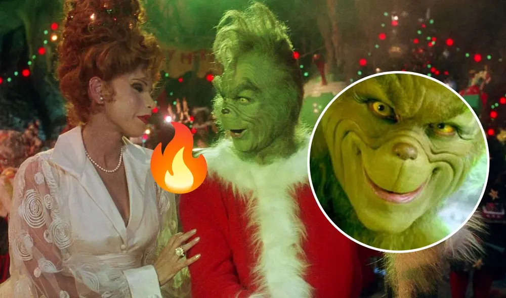 "El grinch" se estrenó hace 22 años y tuvo varios chistes subidos de tono, entre ellos una pequeña escena en la que se muestra un juego sexual para adultos. Foto: composición/Universal Pictures