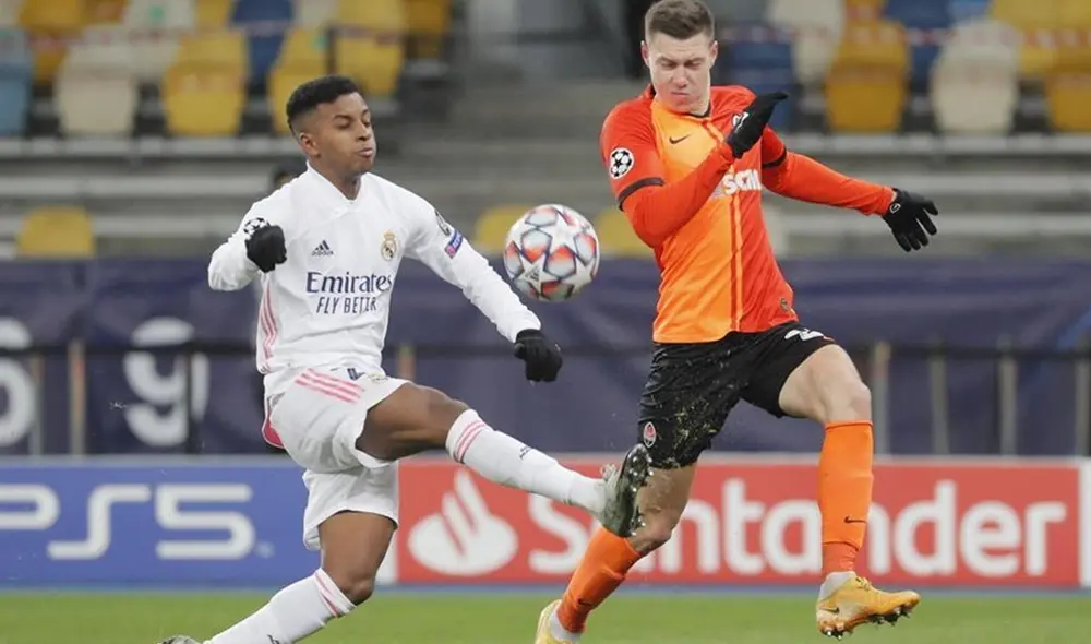 Real Madrid y Shakhtar Donetsk empatan 0-0 en Kiev por la Champions League. Foto: EFE