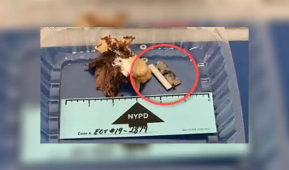 Policía encuentra una navaja de afeitar en su sándwich mientras comía 