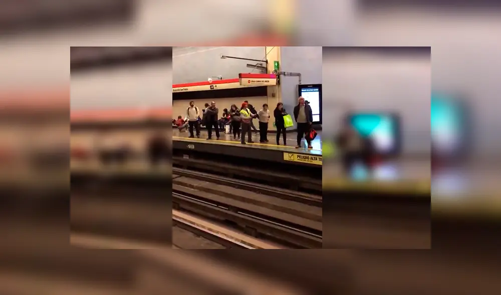 En Facebook, una señora fue captada en el preciso instante que se puso a bailar durante la hora punta.