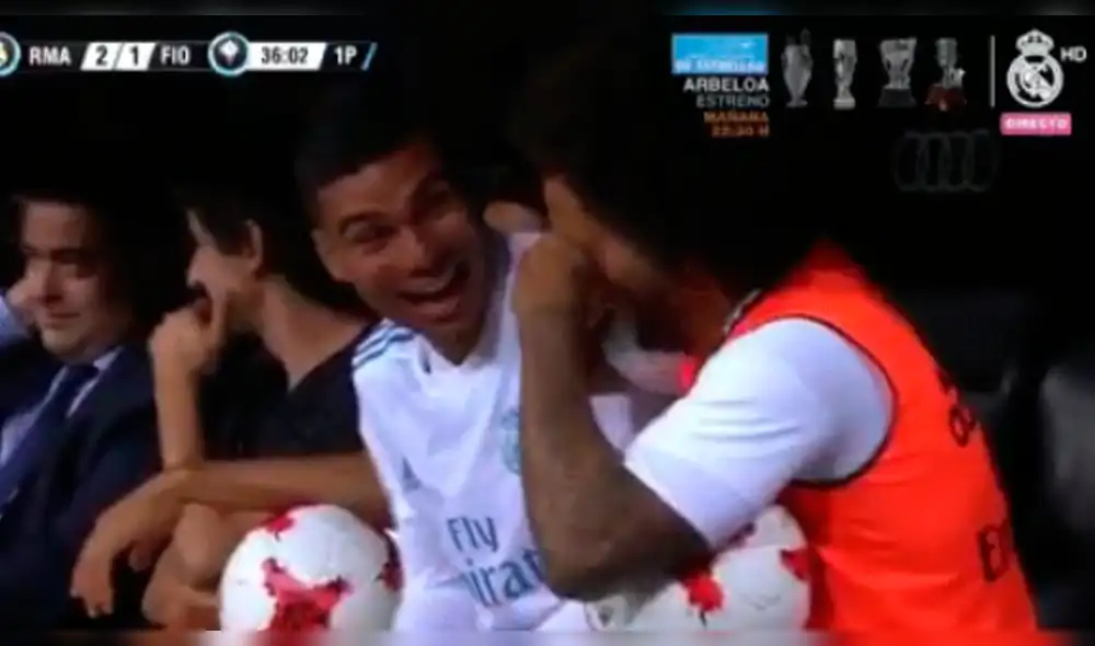 Cristiano Ronaldo: la divertida reacción de Casemiro y Marcelo tras golazo del luso [VIDEO]