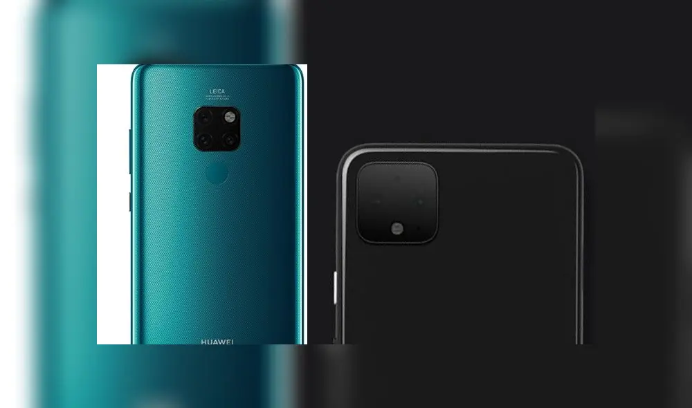 Huawei Mate 20 y Google Pixel 4. Huawei Mate 20 y Google Pixel 4.