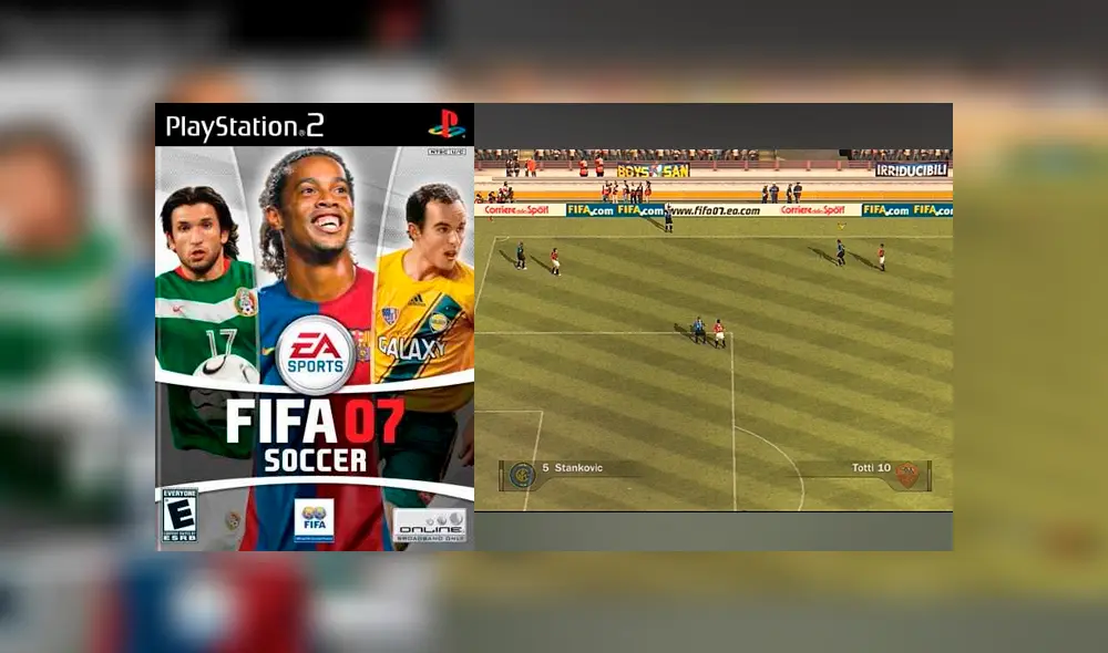 FIFA 07, primer videojuego de la generación de PS3.