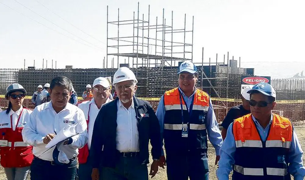 la construcción de la nueva planta de tratamiento es una de las obras paralizadas en Tacna.