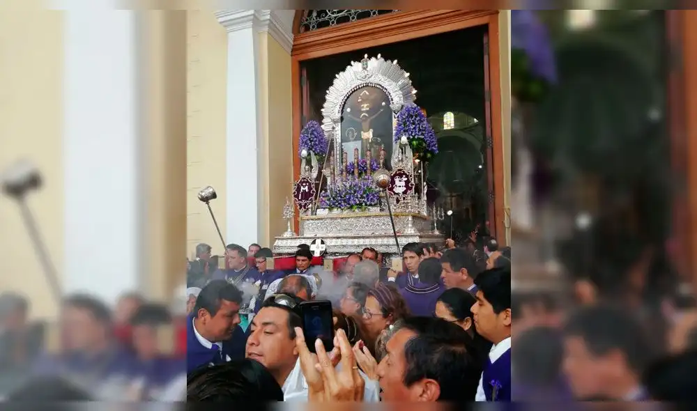 Chiclayanos rinden homenaje al Señor de los Milagros [VIDEO]