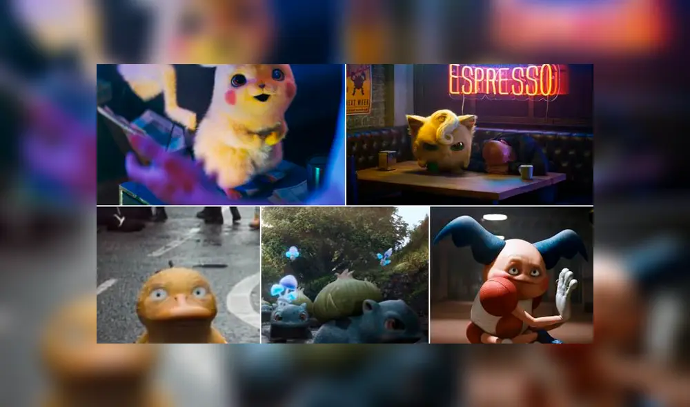 Detective Pikachu: Mewtwo, Charizard y Pikachu se dejan ver en nuevas imágenes