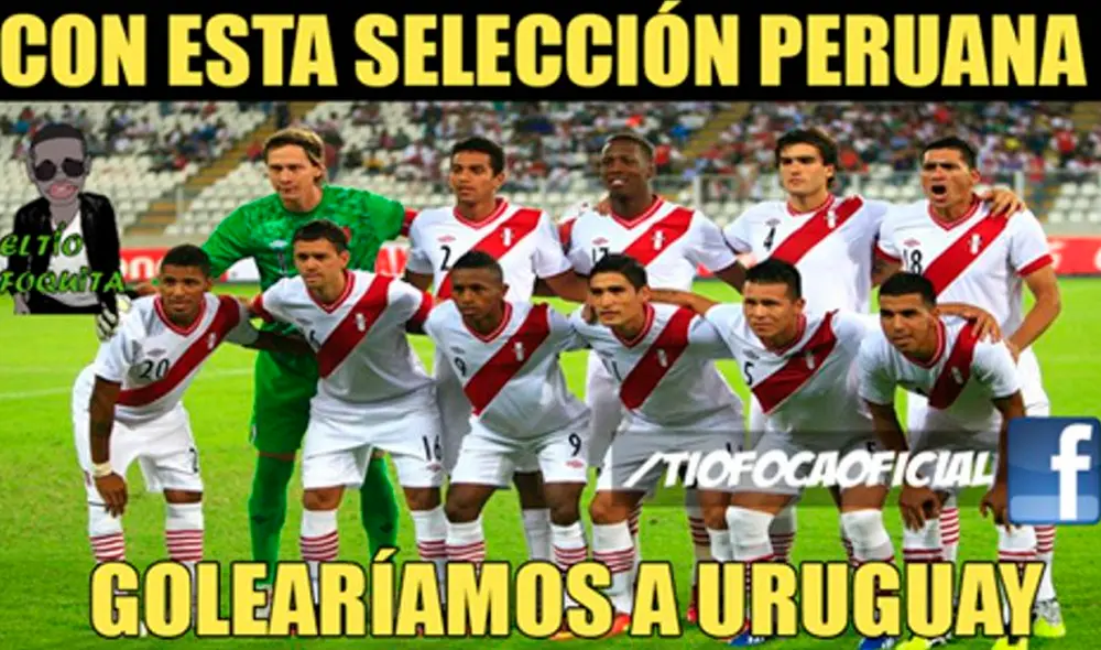 La selección peruana igualó 1-1 ante su similar de Uruguay y, rápidamente, los divertidos memes se hicieron presente en las redes sociales.