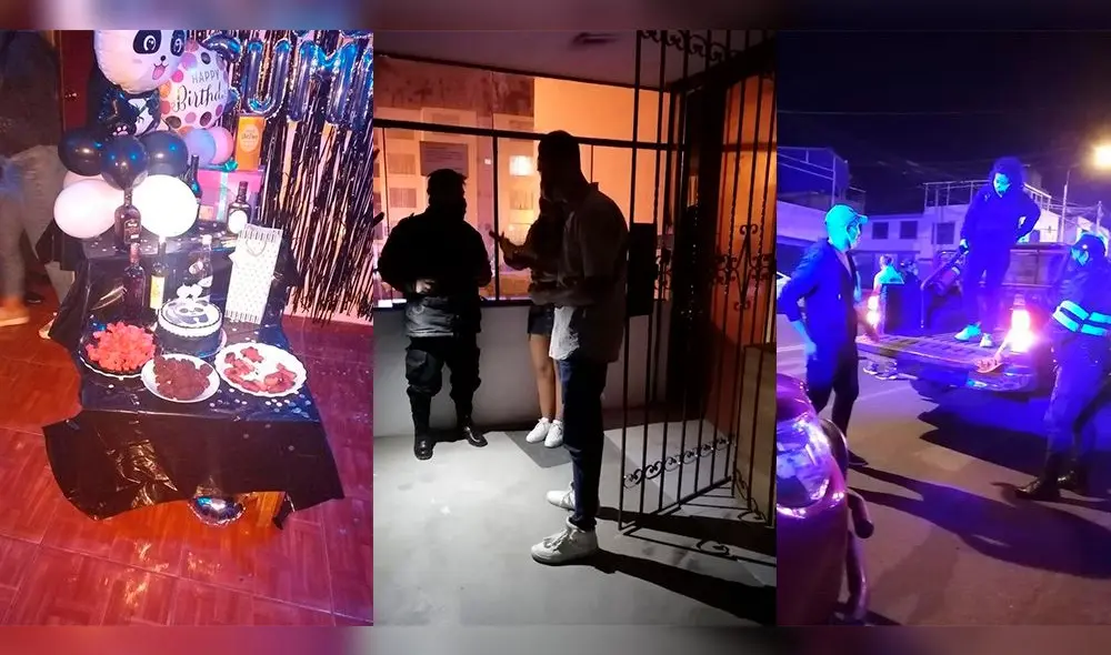 Los asistentes a estas reuniones fueron conducidos a comisarías. Foto: Municipalidad de Miraflores. Los asistentes a estas reuniones fueron conducidos a comisarías. Foto: Municipalidad de Miraflores.