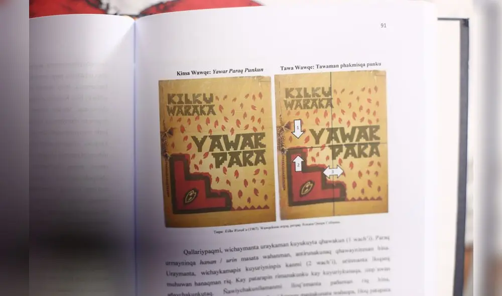 Su objeto de estudio: Yawar para del poeta Andrés Alencastre. Fotografía: Michael Ramón.