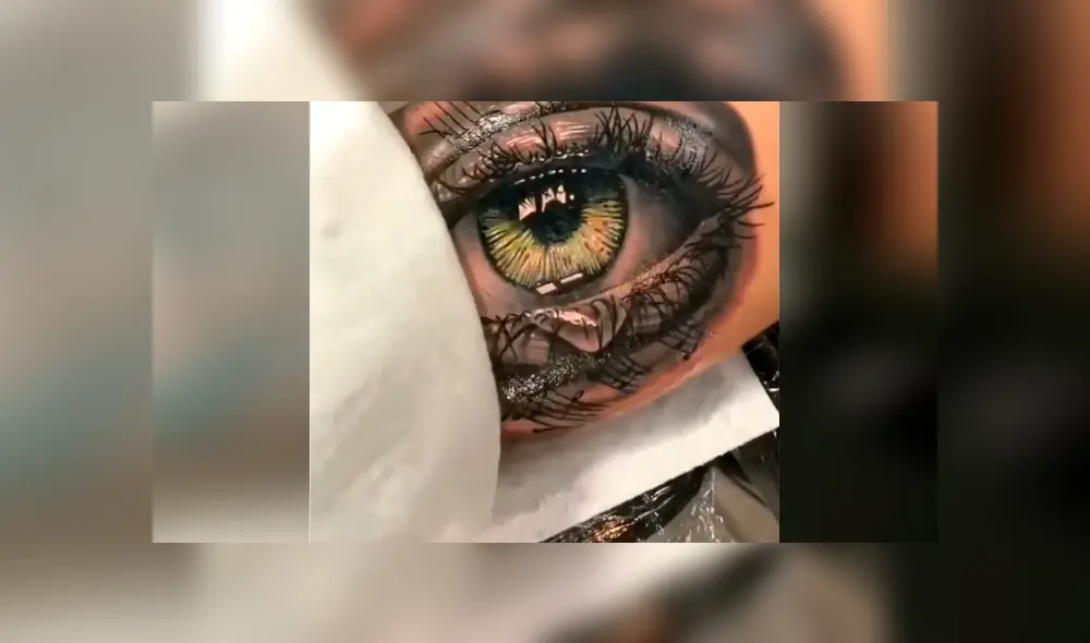 Un video viral de Facebook muestra el increíble tatuaje de un joven. Un video viral de Facebook muestra el increíble tatuaje de un joven.