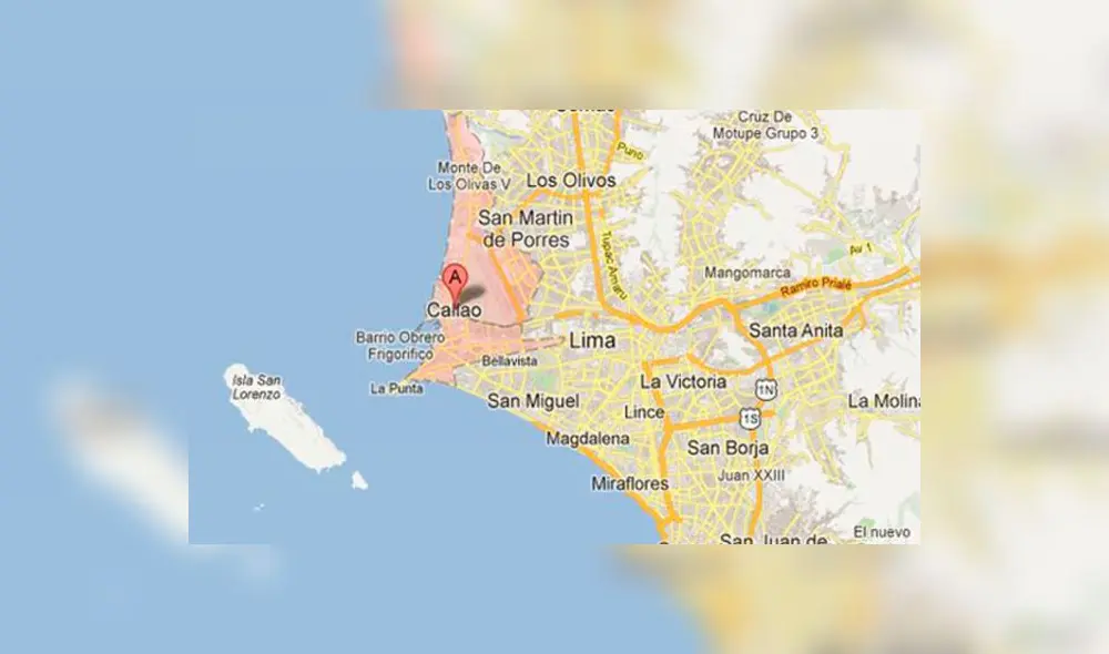 Código postal de lima y callao Créditos: Foto: Google Código postal de lima y callao Créditos: Foto: Google