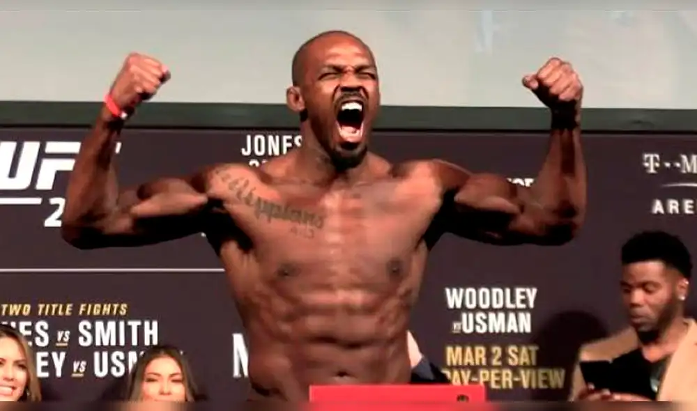 UFC 235 Jones vs Smith: Revive los intensos careos del pesaje oficial [VIDEO]
