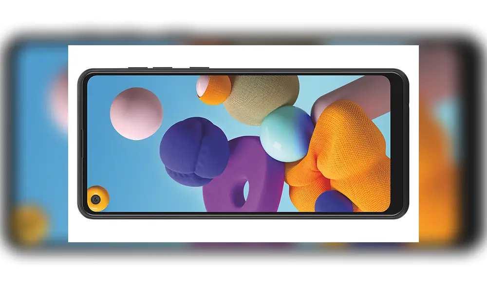 Pantalla Infinity-O del Galaxy A21. Pantalla Infinity-O del Galaxy A21.