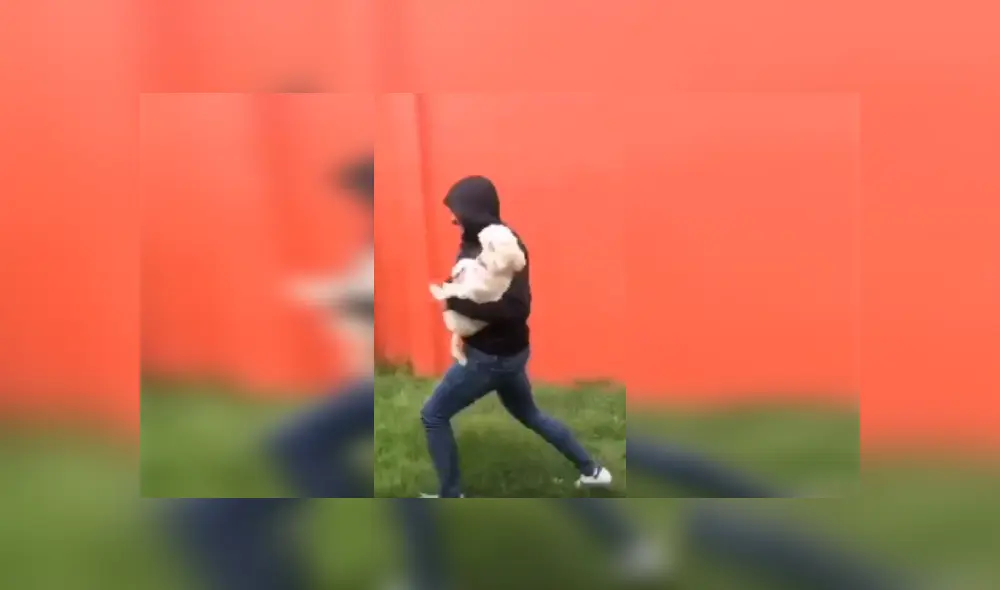 Desliza las imágenes para conocer el comportamiento de un perro tras obedecer las indicaciones de su dueña. Fotocaptura: Facebook. Desliza las imágenes para conocer el comportamiento de un perro tras obedecer las indicaciones de su dueña. Fotocaptura: Facebook.