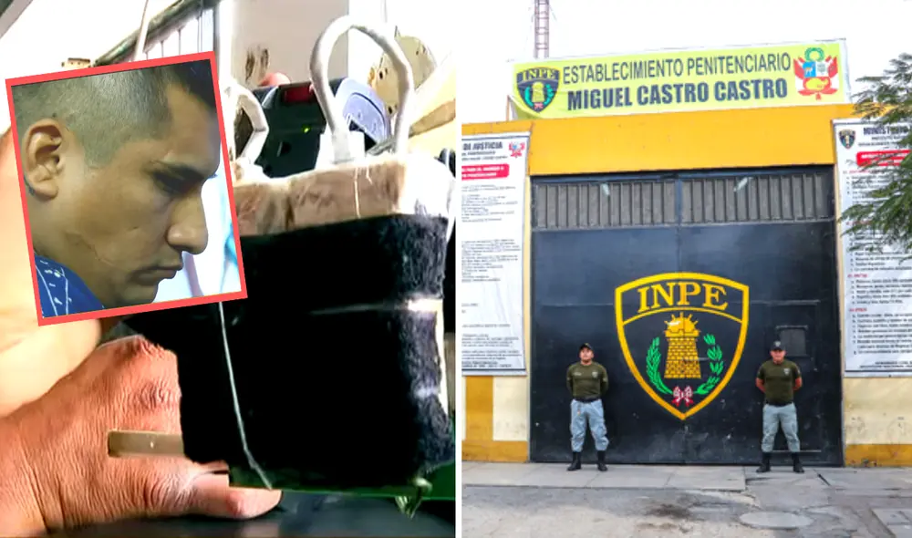 Penal Miguel Castro Castro cómo operaba 'Kisifur', extorsionador por call center de comerciantes de San Juan de Lurigancho  INPE  PNP  Dirincri. Foto: composición LR/captura de "Punto final"/LR/archivo