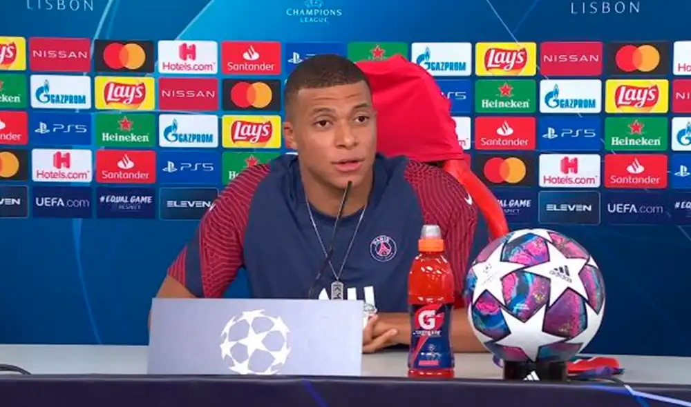 Kylian Mbappé declaró previo a la final de la UEFA Champions League contra el Bayern Múnich. (FOTO: Twitter). Kylian Mbappé declaró previo a la final de la UEFA Champions League contra el Bayern Múnich. (FOTO: Twitter).