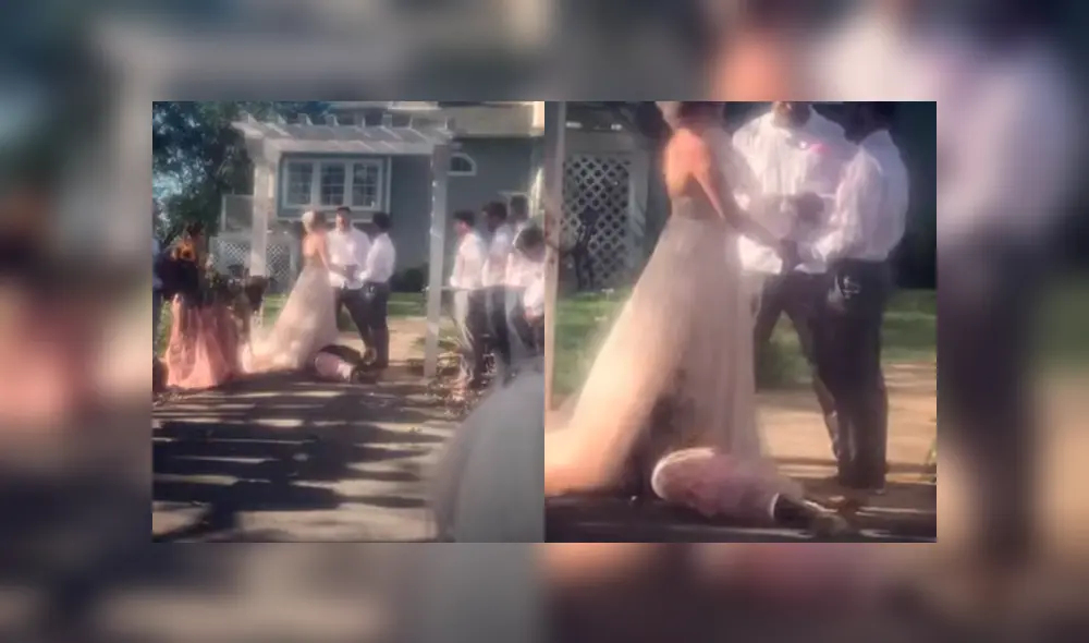 La novia quiso tener a una de sus perras como dama de honor, sin imaginar el bochornoso momento que esta la haría pasar. Video es viral en YouTube La novia quiso tener a una de sus perras como dama de honor, sin imaginar el bochornoso momento que esta la haría pasar. Video es viral en YouTube