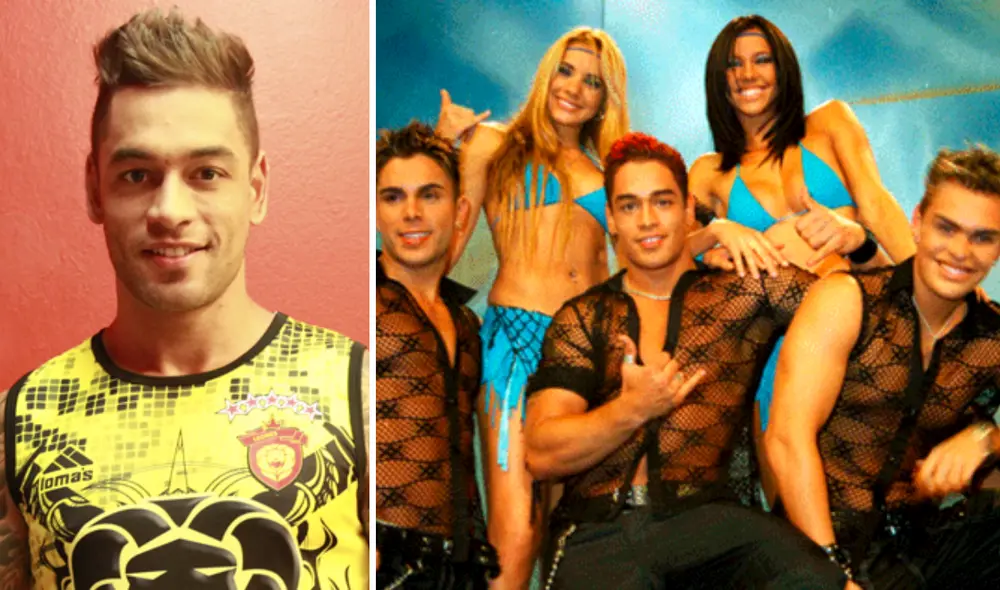 Thiago Cunha formó parte del grupo Exporto Brasil a inicios de los años 2000 y luego debutó en la televisión peruana con "Esto es guerra", junto a Brenda Carvalho y Paloma Fiuza. Foto: composición La República/Esto es guerra/Exporto Brasil Thiago Cunha formó parte del grupo Exporto Brasil a inicios de los años 2000 y luego debutó en la televisión peruana con "Esto es guerra", junto a Brenda Carvalho y Paloma Fiuza. Foto: composición La República/Esto es guerra/Exporto Brasil
