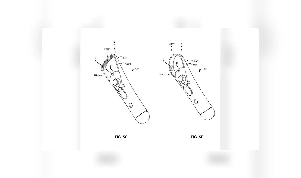 Posibles patentes del mando de PlayStation 5 que se usará para juegos de realidad virtual.