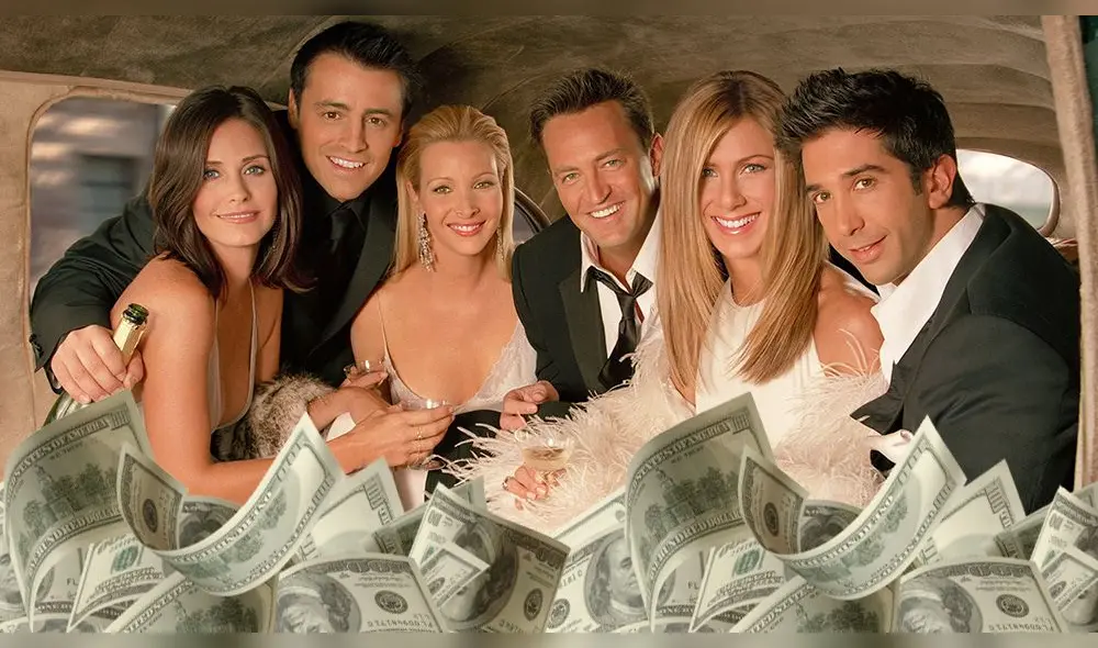 Friends y el sueldo que reciben por cada una de las retransmisiones - Fuente: difusión Friends y el sueldo que reciben por cada una de las retransmisiones - Fuente: difusión