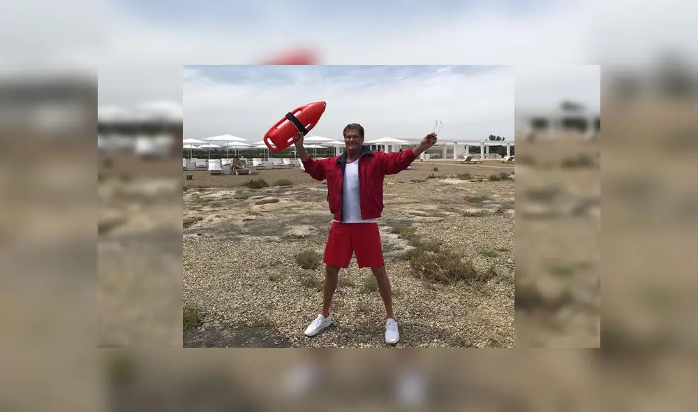 Fue mundialmente reconocido por su papel en Baywatch. (Foto: Instagram/David Hassellhoff)