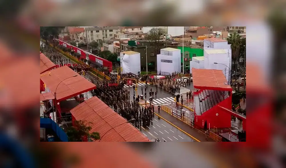 Fiestas Patrias: así fue el ensayo de la Parada Cívico Militar en la Av. Brasil [VIDEO]