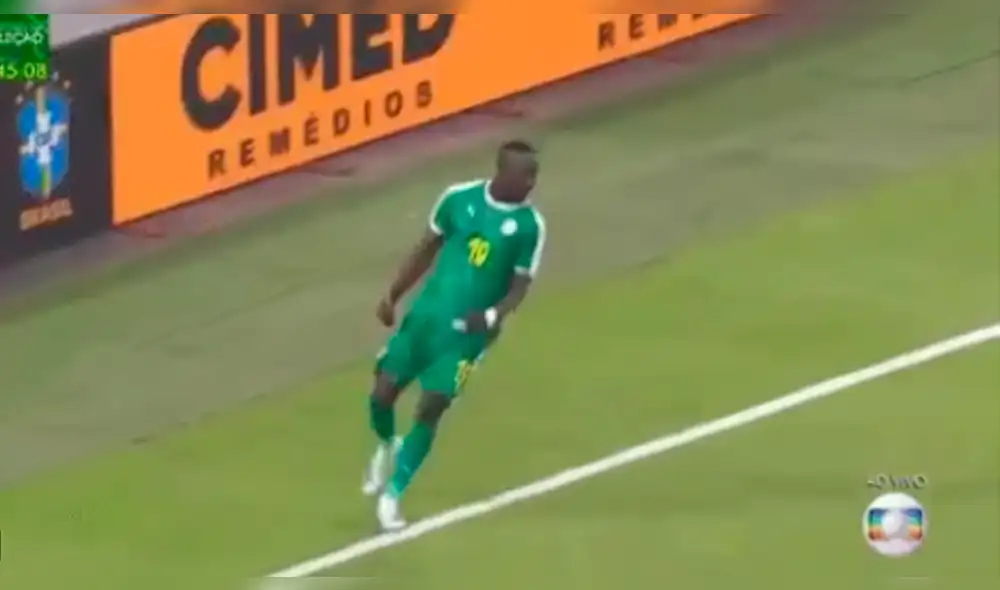 Brasil vs Senegal: Gol de Sadio Mané para el 1-1.
