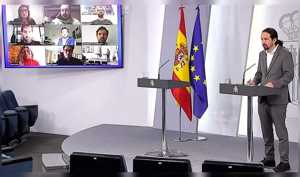 Pablo Iglesias habría incumplido una de las normas del confinamiento. Foto: EFE.