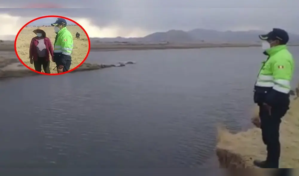 El cuerpo de Brayan Cari Quispe (20), fue rescatado ayer del río Maravillas, donde se ahogó tras no poder nadar, cuando ingresó a salvar a su primo. Foto: Cortesía.