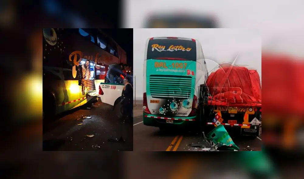 Accidente en la Panamericana Sur Accidente en la Panamericana Sur