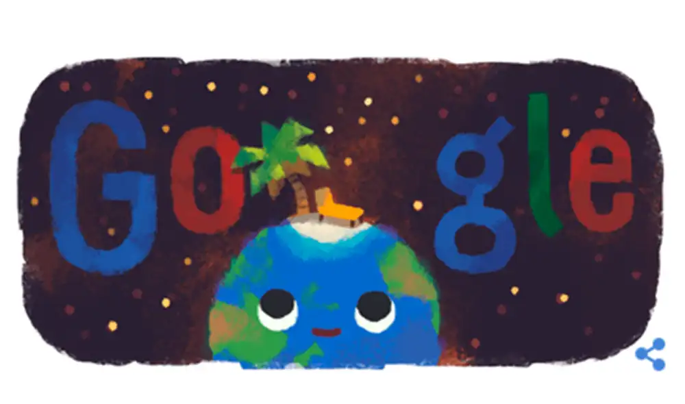 El tierno doodle creado por Google para celebrar el solsticio de verano.