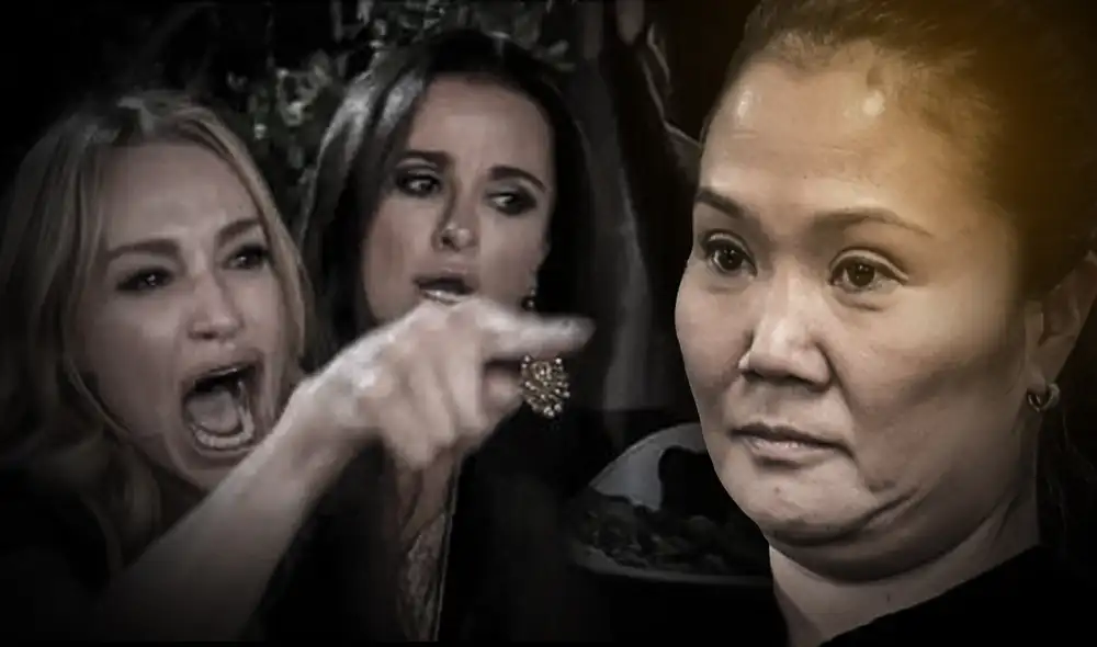 Keiko Fujimori. Composición: Fabrizio Oviedo. Keiko Fujimori. Composición: Fabrizio Oviedo.