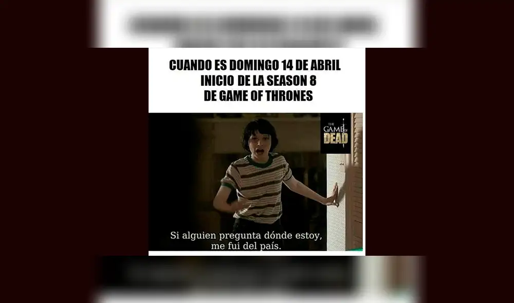 Facebook: fans esperan con divertidos memes el gran lanzamiento de Game of Thrones [FOTO]