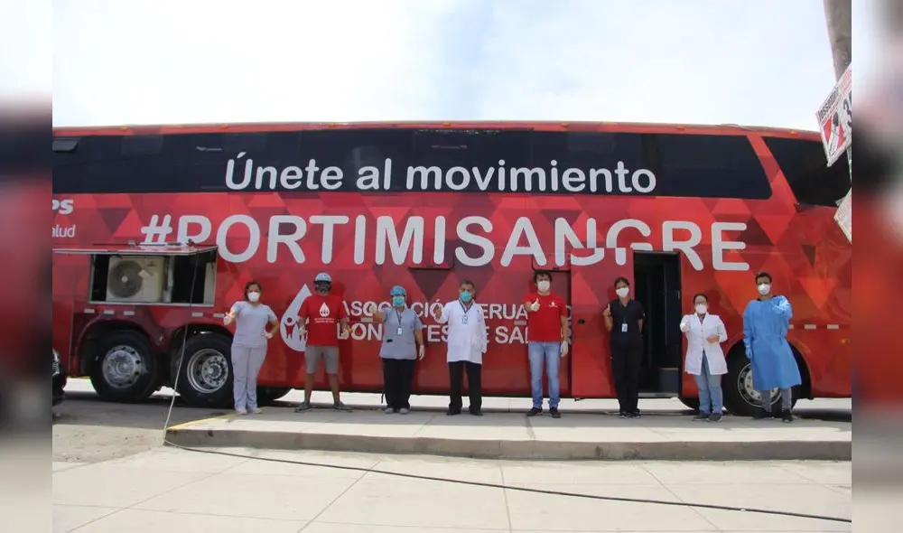 El Hemobus es una iniciativa de la Asociación Peruana de Donantes de Sangre.