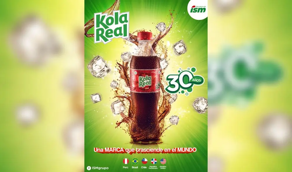 Kola Real cumple 30 años en el mercado peruano Kola Real cumple 30 años en el mercado peruano