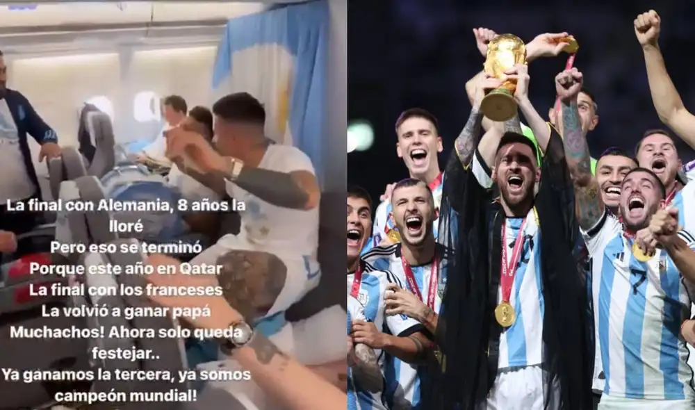 Argentina consiguió su tercera estrella tras 36 años. Foto: Composición LR/EFE/Tagliafico3 Argentina consiguió su tercera estrella tras 36 años. Foto: Composición LR/EFE/Tagliafico3